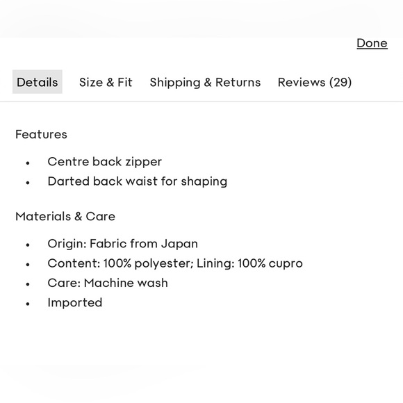 Aritzia Wilfred Aperature Tie-back dress Colour black Size 0 - Picture 3 of 5